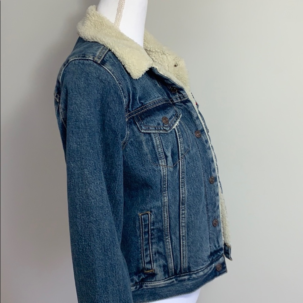 LEVIS - wool lined coat